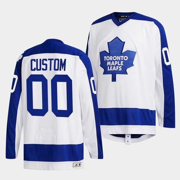 Men's Toronto Maple Leafs Custom White Classics Primary Logo Stitched Jersey,We sell and wholesale Men's Toronto Maple Leafs Custom White Classics Primary Logo Stitched Jersey on line form chian!